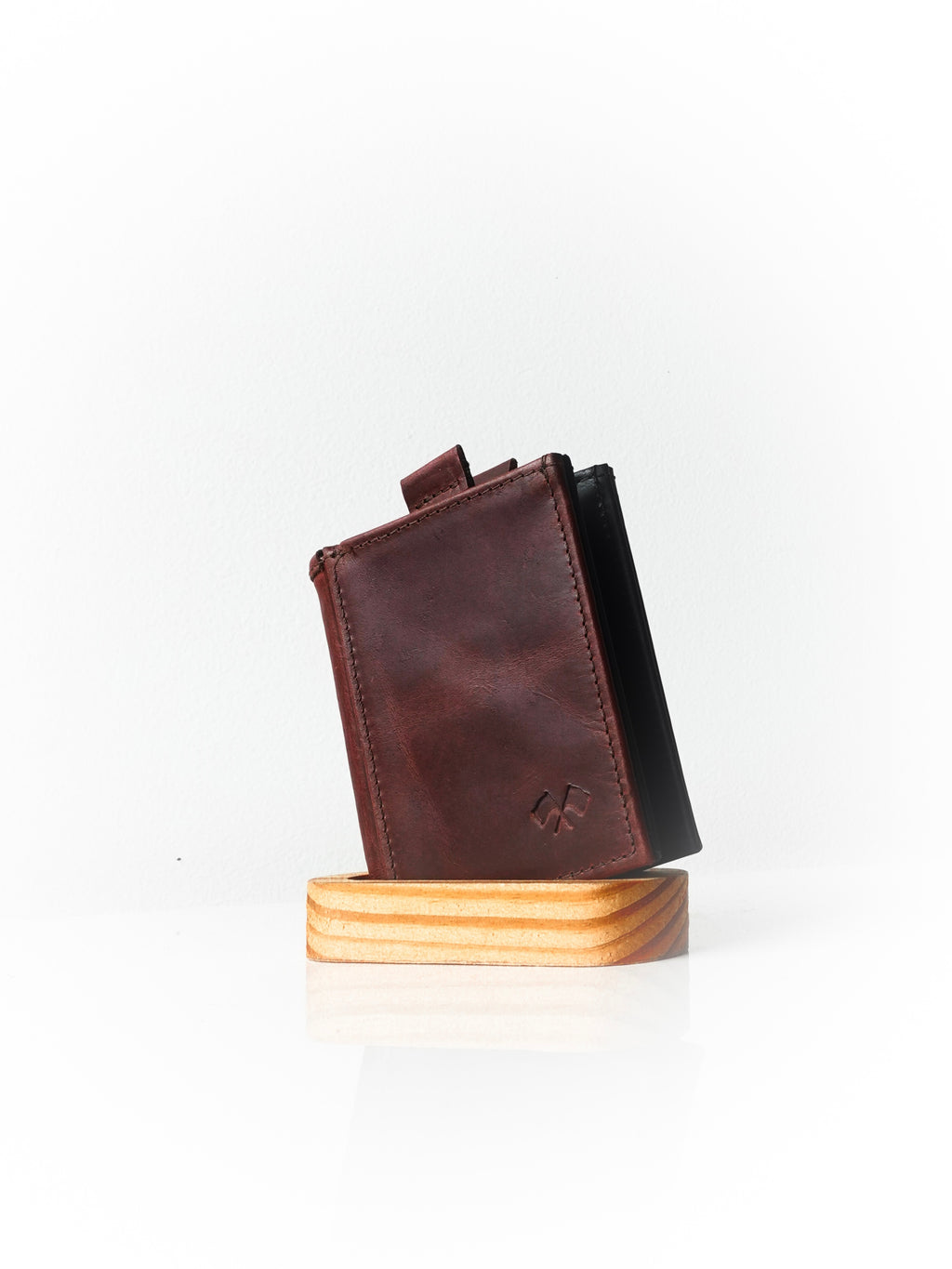 Billetera Mónaco Speciale Brown / Negro