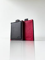 Billetera Mónaco Speciale Negro / Rojo