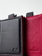 Billetera Mónaco Speciale Negro / Rojo