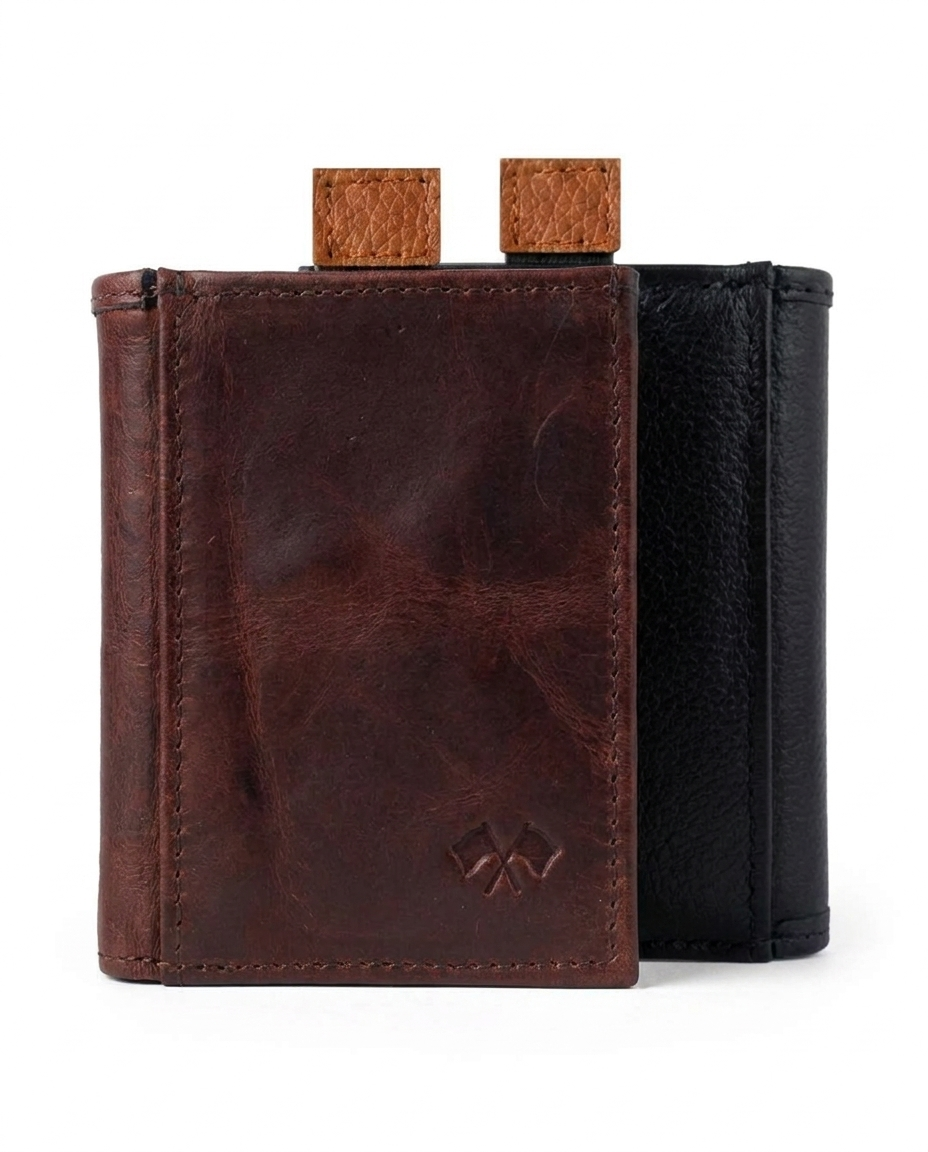 Billetera Mónaco Speciale Brown / Negro